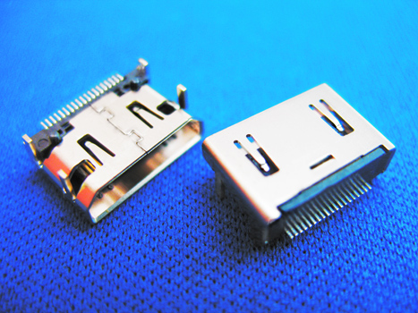Mini hdmi Receptacle type C pitch 0.4mm smt
